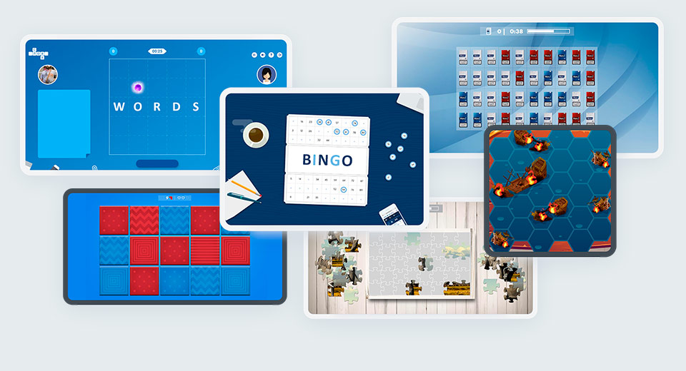 Puzzles, <br>Memo & Words